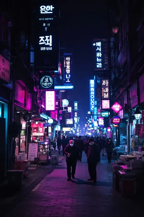 明洞的黄昏电影海报