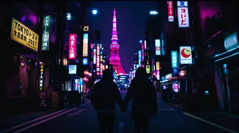 东京塔下剧照3